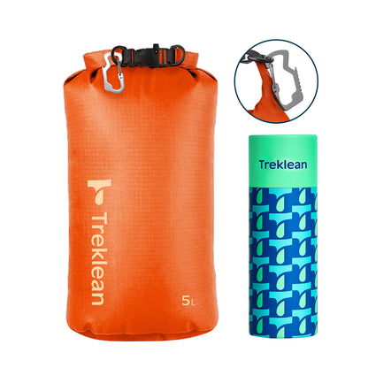 Treklean Orange Summer Ultralight Dry Bag